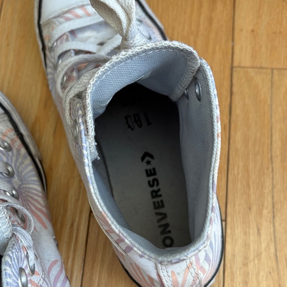 Converse Women's High-Top Sneakers - Pastel Palm Floral - Picture 7 of 9